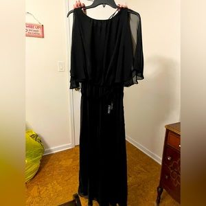 MSK Womens Chiffon Pantsuit